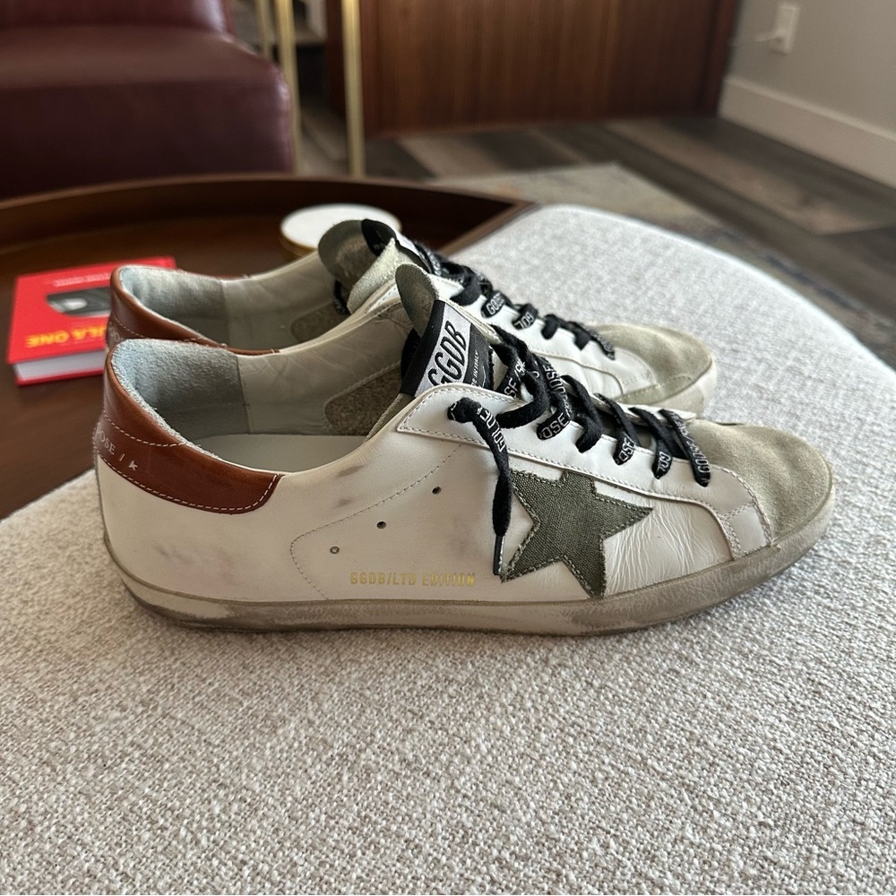 Men’s Golden Goose Super-Star Classic Sneakers EU 43/US 10 Excellent in Box - Picture 2 of 11